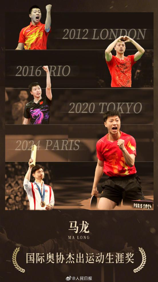 德国乒乓球队横扫奥地利乒乓球队，马龙高光表现的简单介绍