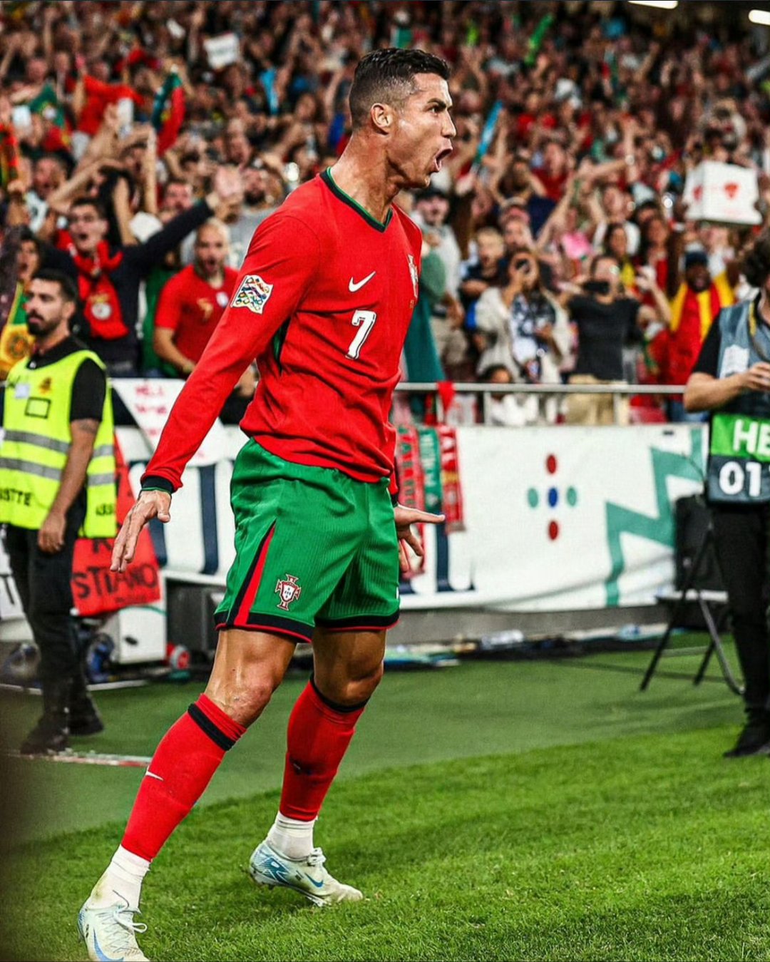 克罗地亚队凭借进球战胜葡萄牙，全力以赴